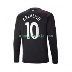Camisola Manchester City Grealish 10 Homem Equipamento Segundo 2022-2023 Manga Comprida